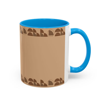 Retro Neutral Pattern Coffee Mug (11oz, 15oz)