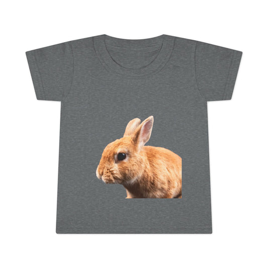 Toddler Bunny T-Shirt — Cute Realistic Rabbit Graphic Tee for Kids