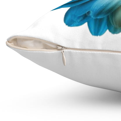 Rainbow Daisy Decorative Pillow — Vibrant Floral Accent Cushion