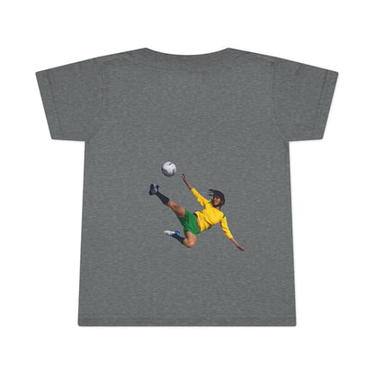 Toddler T-Shirt — Action Soccer Player Graphic | Kids Sports Tee