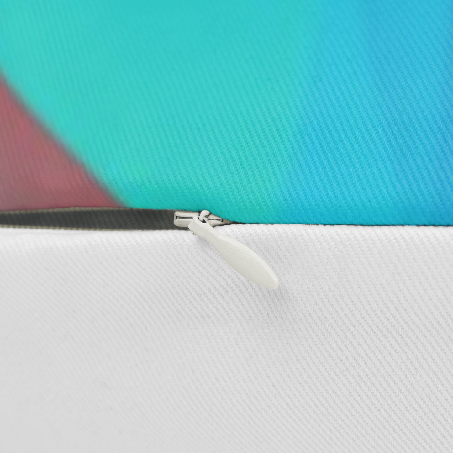 Colorful Geometric Lumbar Pillow — Abstract Polygon Accent Cushion