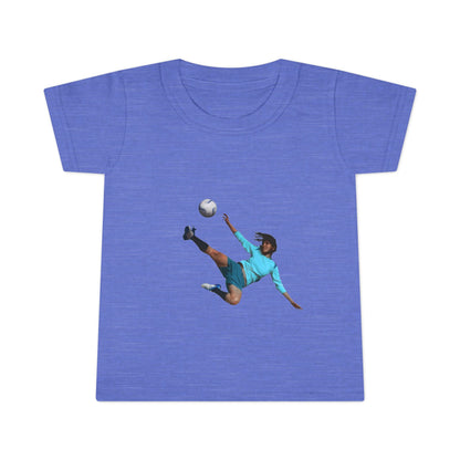 Toddler T-Shirt — Action Soccer Player Graphic | Kids Sports Tee