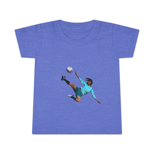 Toddler T-Shirt — Action Soccer Player Graphic | Kids Sports Tee