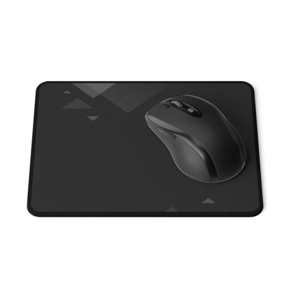 Black Geometric Gaming Mouse Pad — Non‑Slip Precision Surface