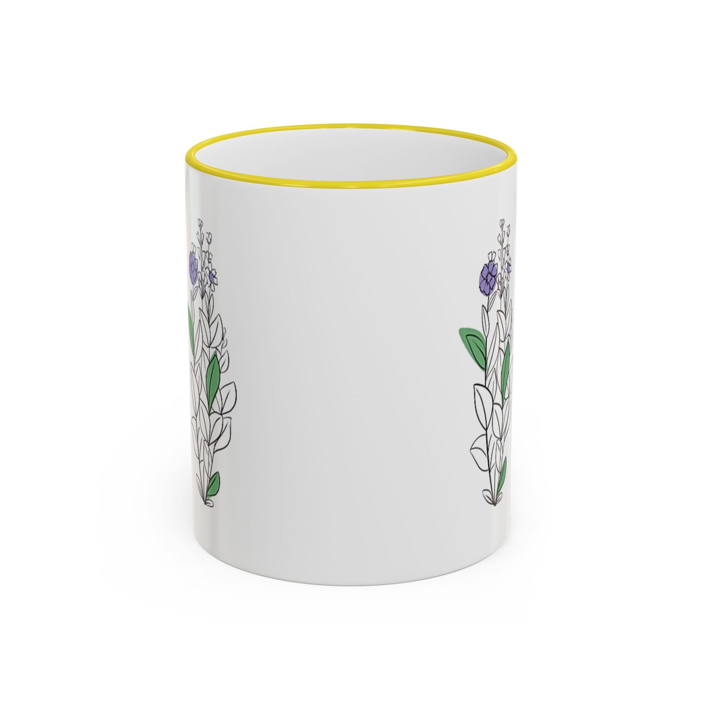 Accent Rim & Handle Mug (11oz, 15oz)