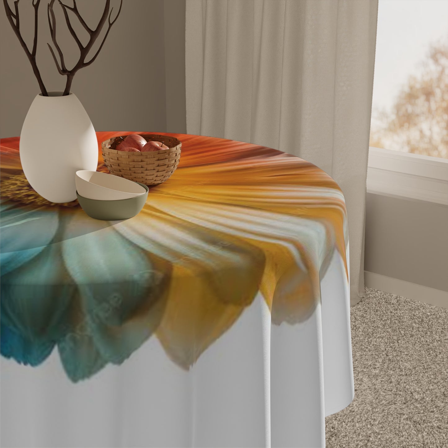 Colourful Floral Tablecloth