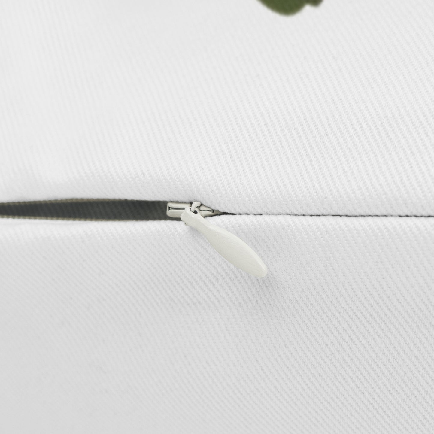 White Morning Glory Floral Lumbar Pillow - Botanical Accent Pillow