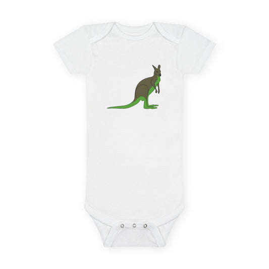 Kangaroo Baby Onesie - Cute Aussie Animal Infant Bodysuit