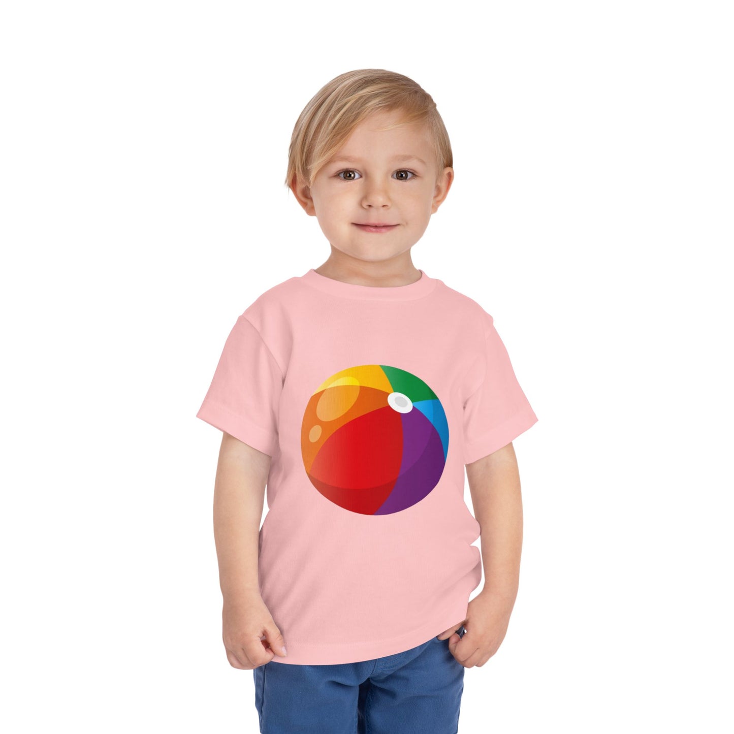 Beach Ball Toddler Tee — Colorful Summer Play Shirt