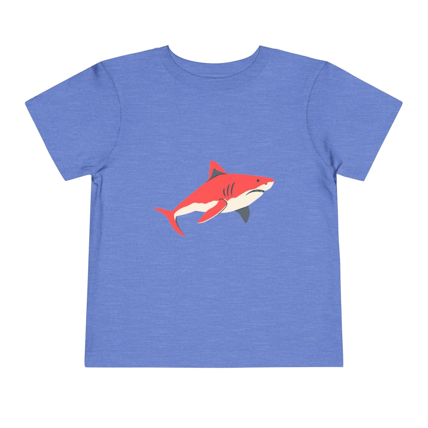 Toddler Tee — Cute Red Shark Graphic Kids Shirt