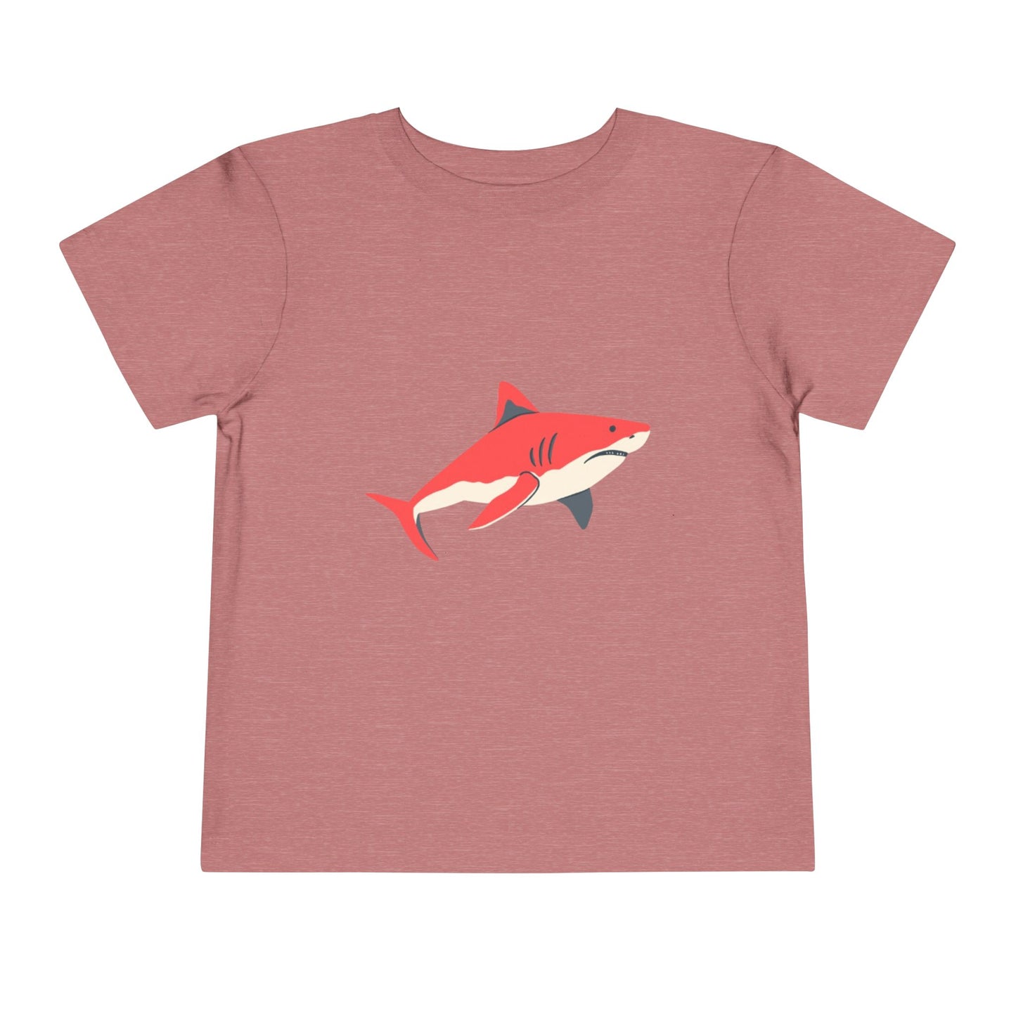 Toddler Tee — Cute Red Shark Graphic Kids Shirt