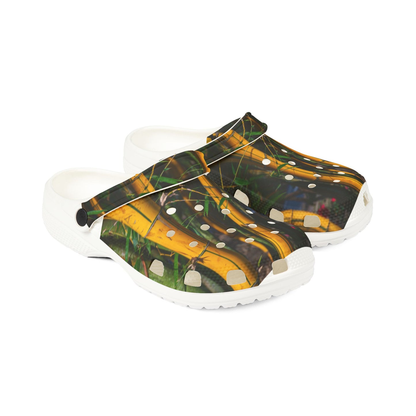 Bamboo Forest EVA Foam Clogs — Lightweight Garden & Casual Slip-Ons