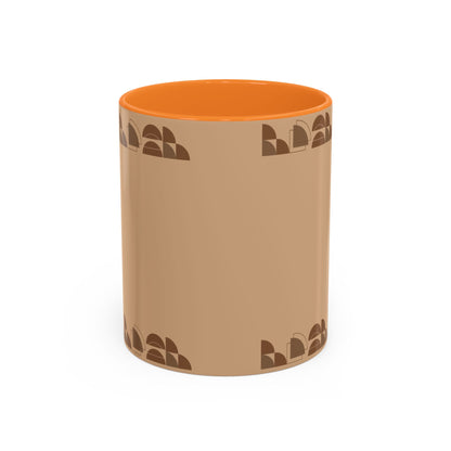 Retro Neutral Pattern Coffee Mug (11oz, 15oz)