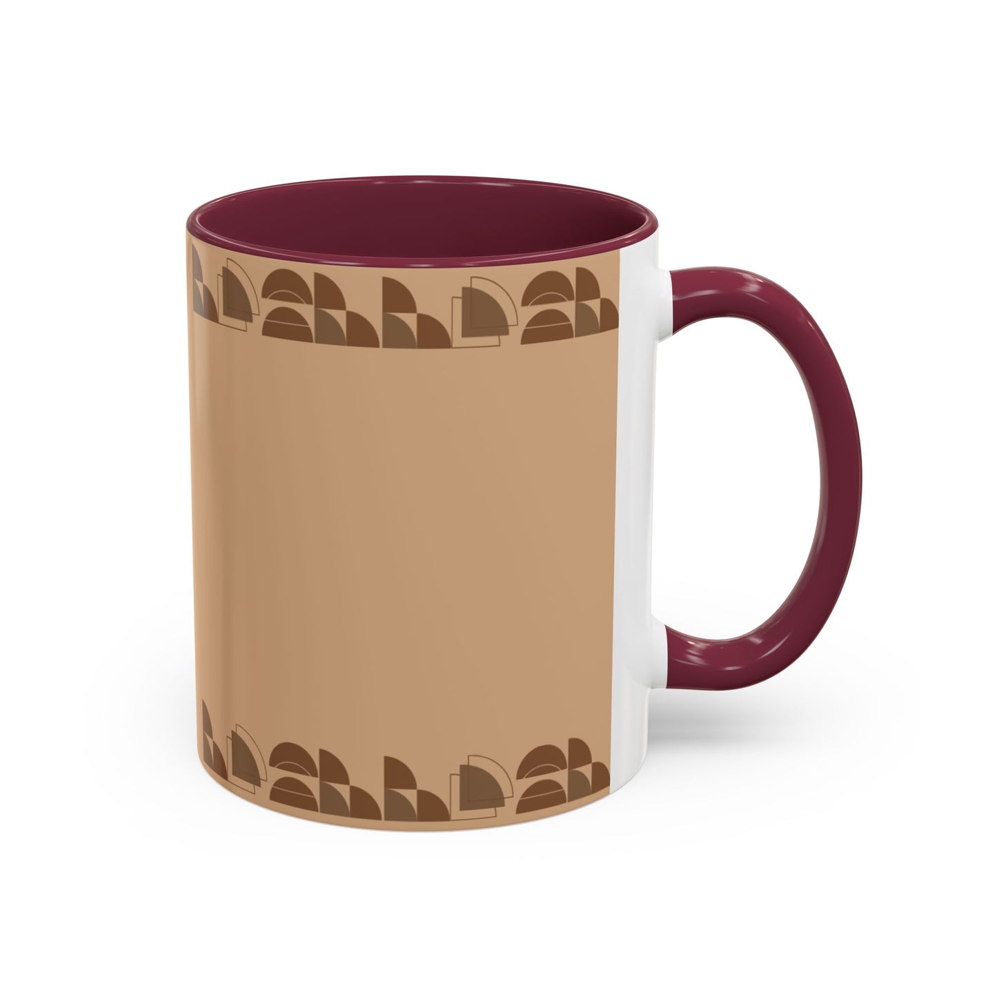 Retro Neutral Pattern Coffee Mug (11oz, 15oz)