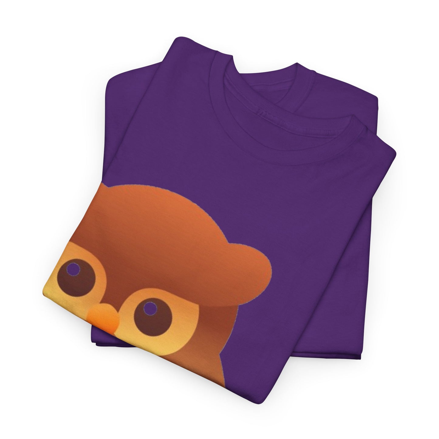Cute Owl Graphic Tee — Whimsical Brown Owl Design