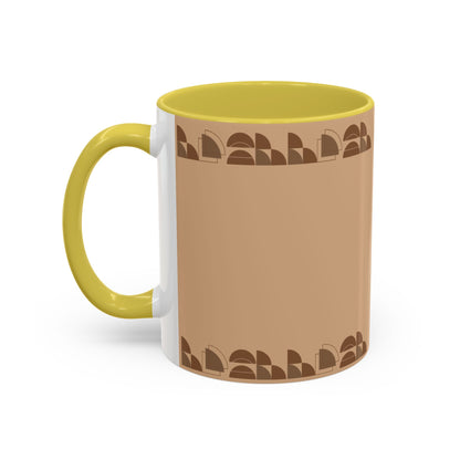 Retro Neutral Pattern Coffee Mug (11oz, 15oz)