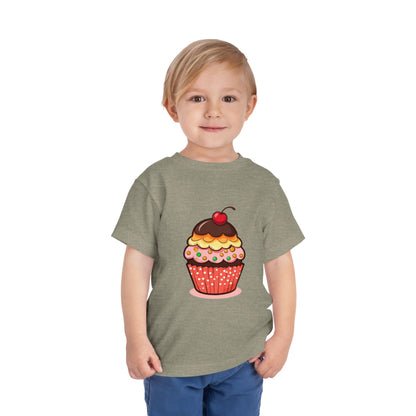 Toddler Tee — Cute Cupcake Graphic Kids Shirt