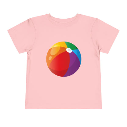 Beach Ball Toddler Tee — Colorful Summer Play Shirt