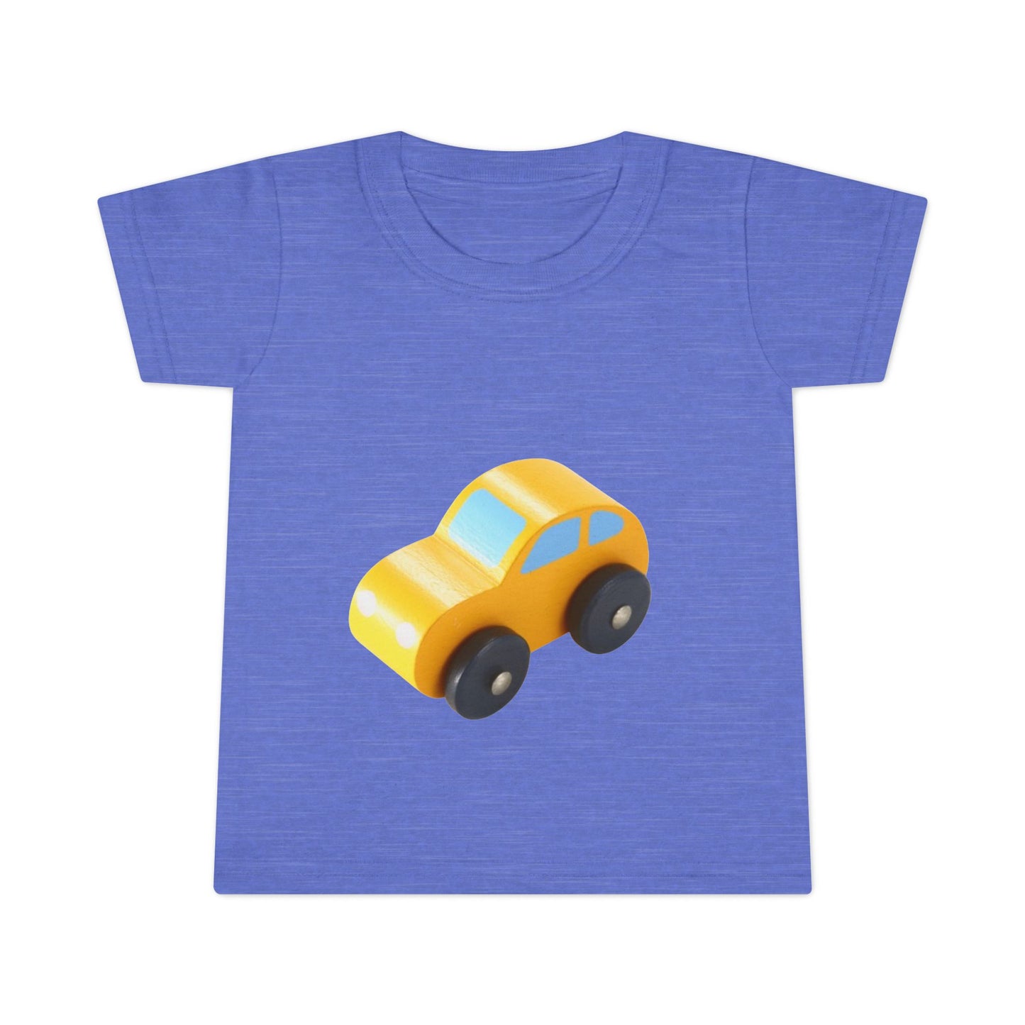 Toddler T-Shirt — Cute Yellow Toy Car Graphic Tee for Kids