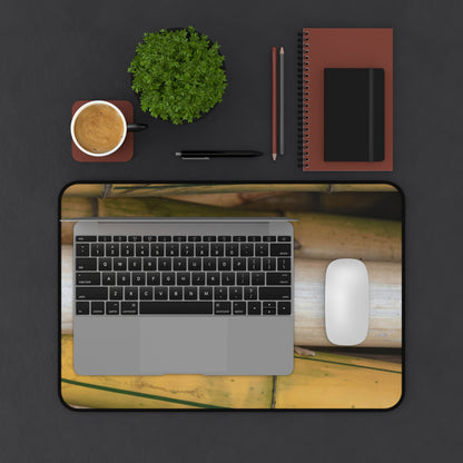 Bamboo Pattern Desk Mat — Tropical Natural Bamboo Mouse Pad