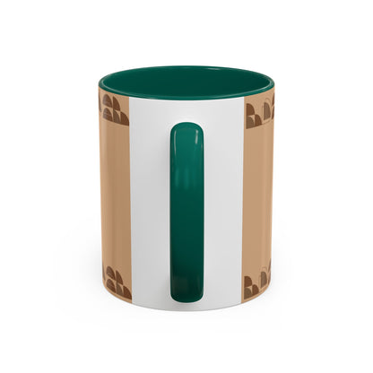 Retro Neutral Pattern Coffee Mug (11oz, 15oz)