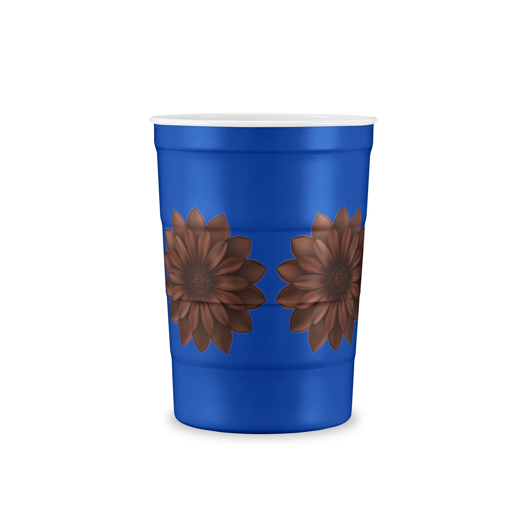 Floral Meadow Steel Cup — Reusable Insulated Cup with Wildflower Band - Image 15