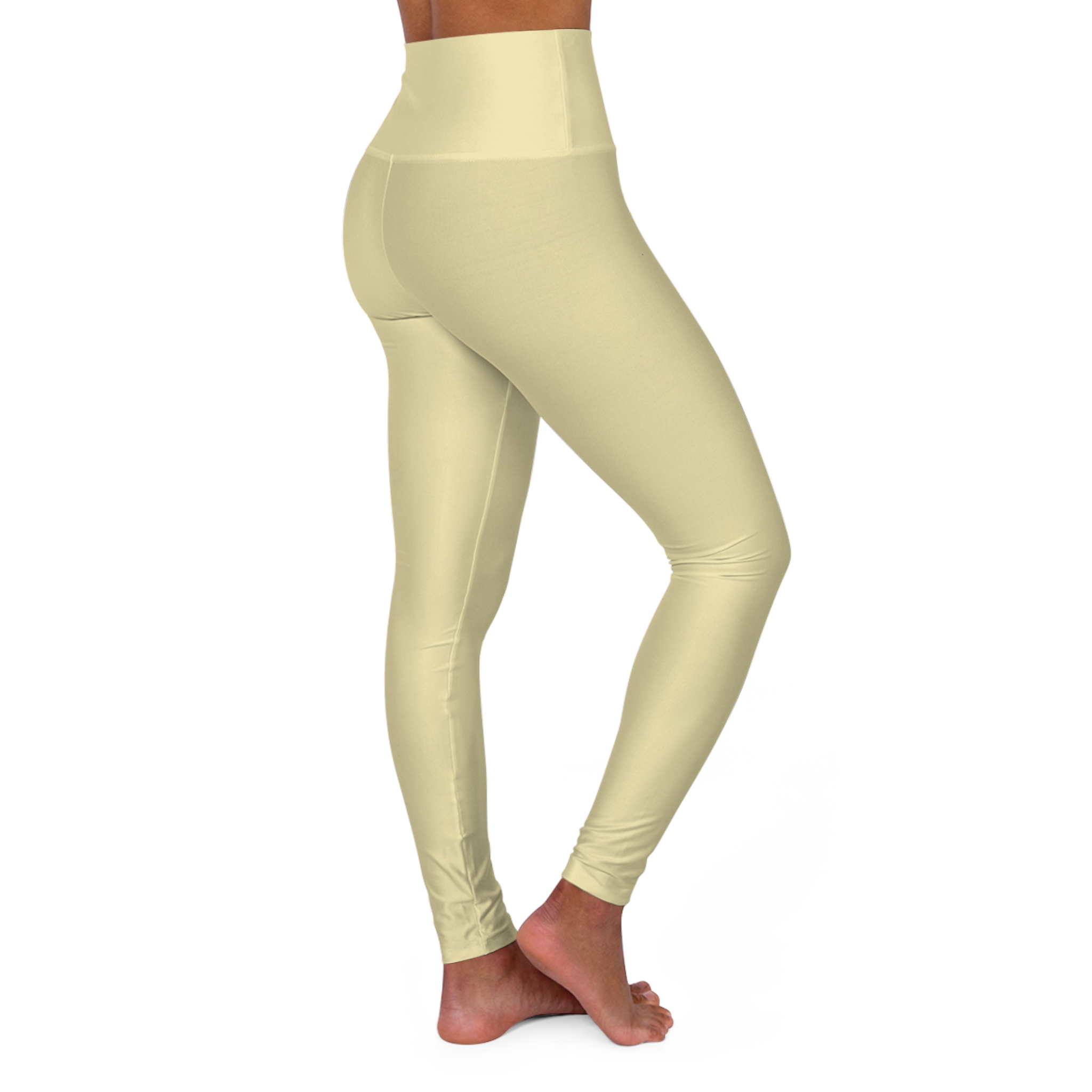 Lightweight Solid AOP Stretch Leggings—High-Waisted Yoga Leggings - Image 4