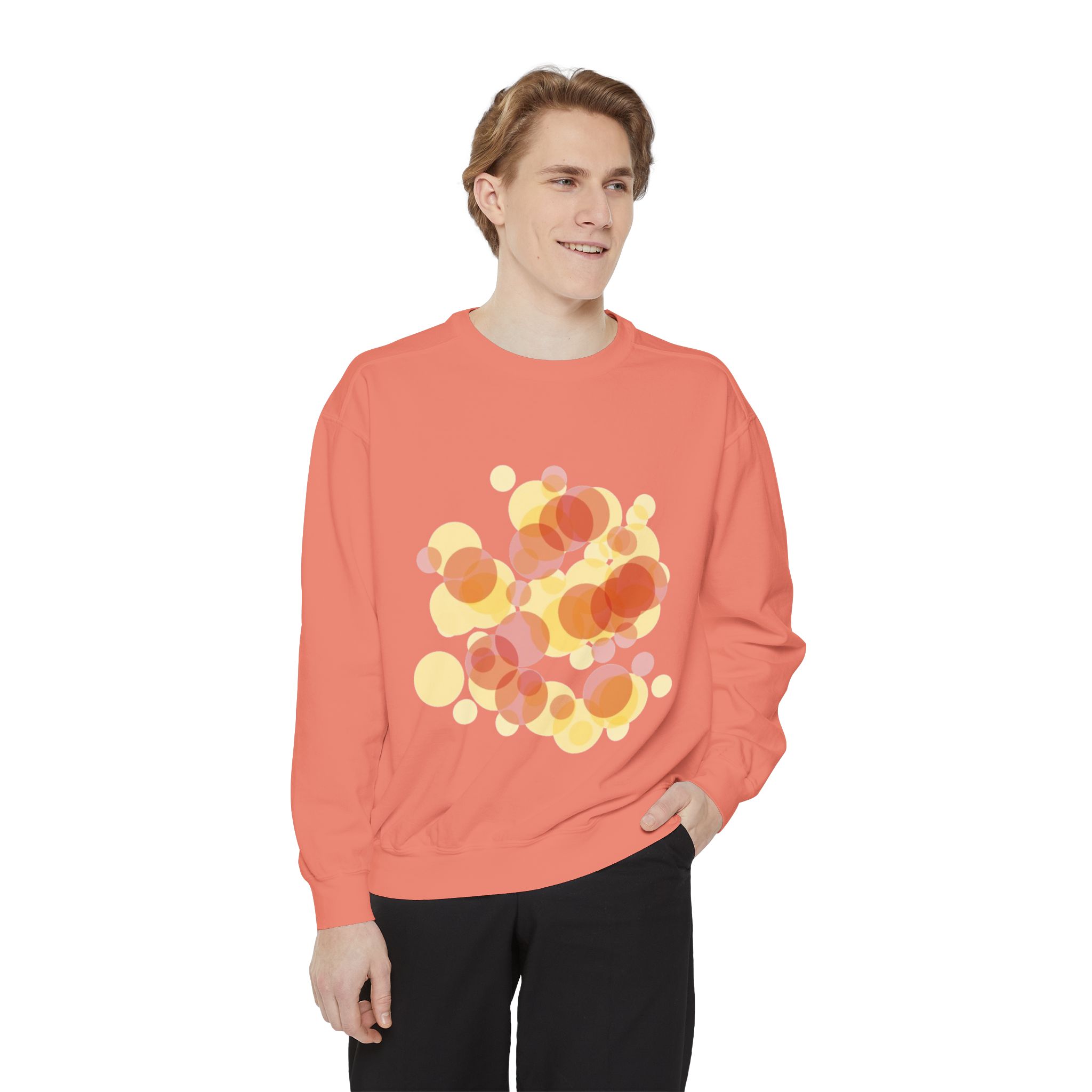 Abstract Sunset Bubbles Sweatshirt - Image 11