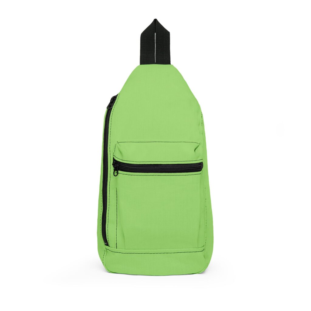 Neon Green Compact Sling Bag - Lightweight Crossbody Daypack