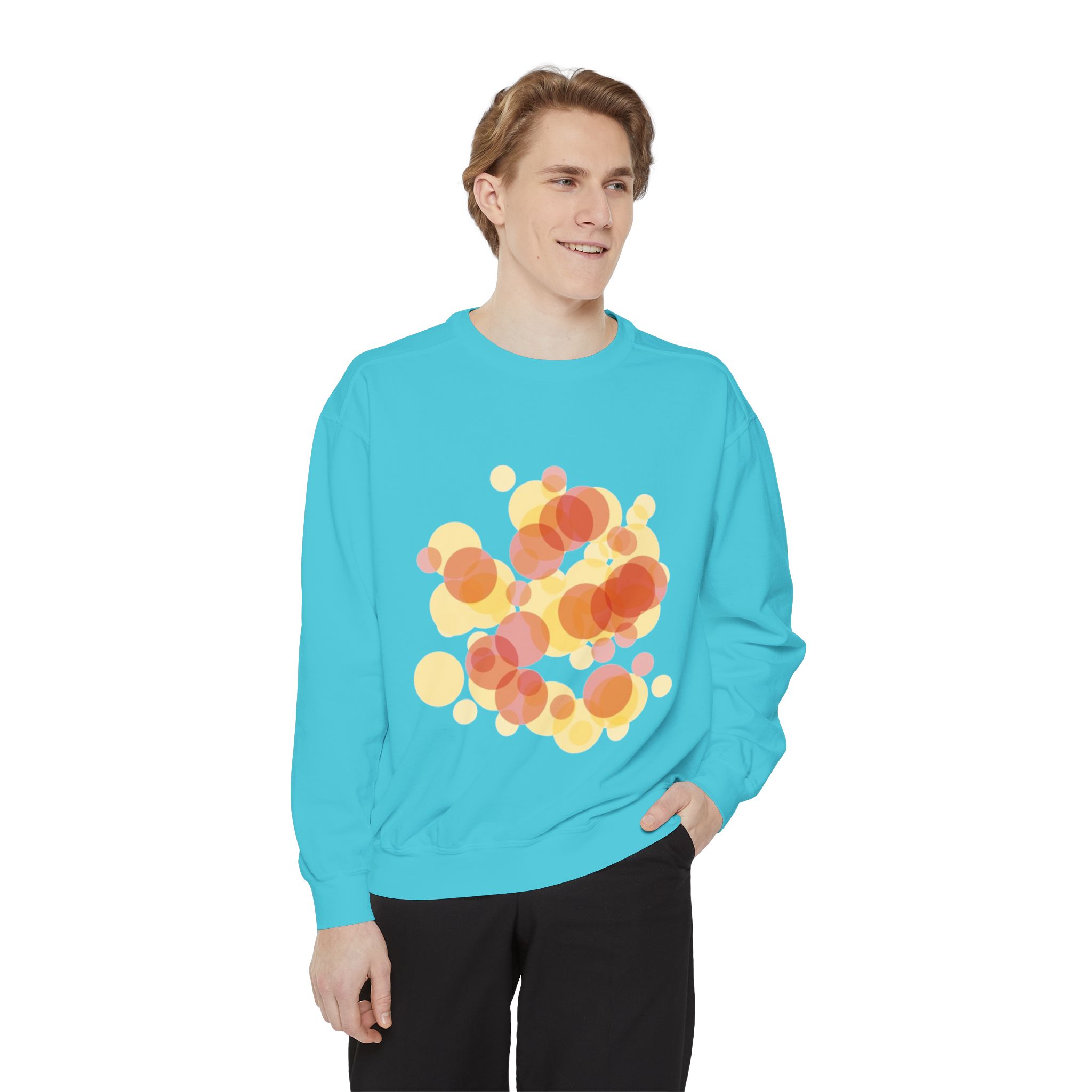 Abstract Sunset Bubbles Sweatshirt - Image 43