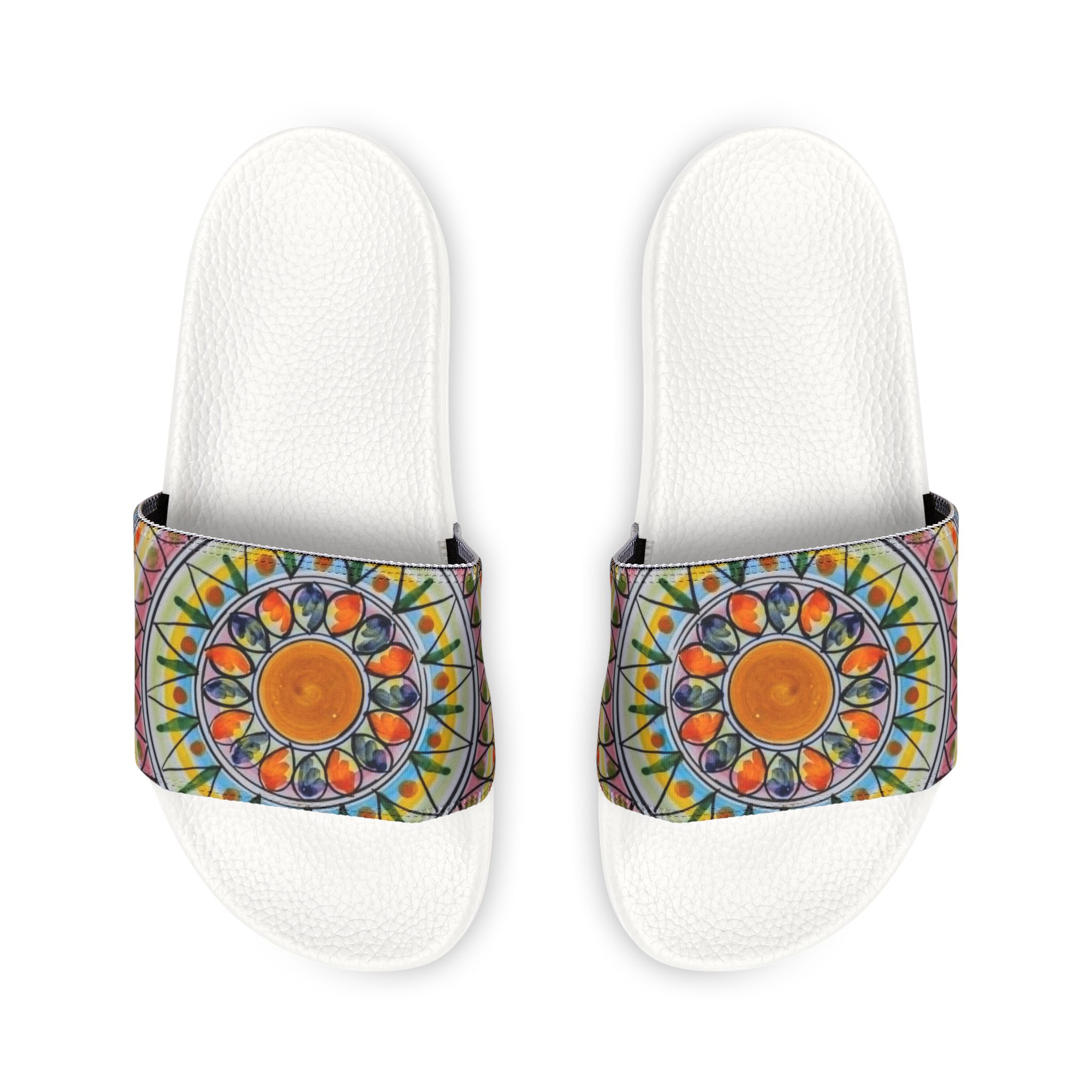 Mandala Slide Sandals — Women's Removable-Strap Summer Slides - Image 8