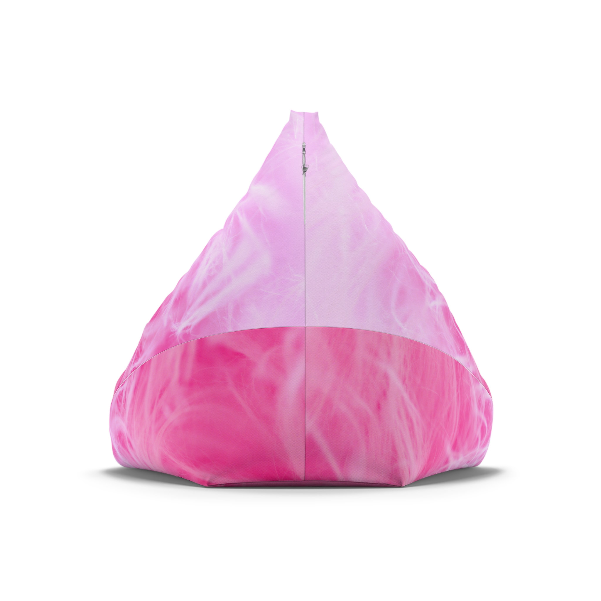 Pink Marble Bean Bag Cover — Soft Smoky Swirl Lounger Slipcover - Image 7