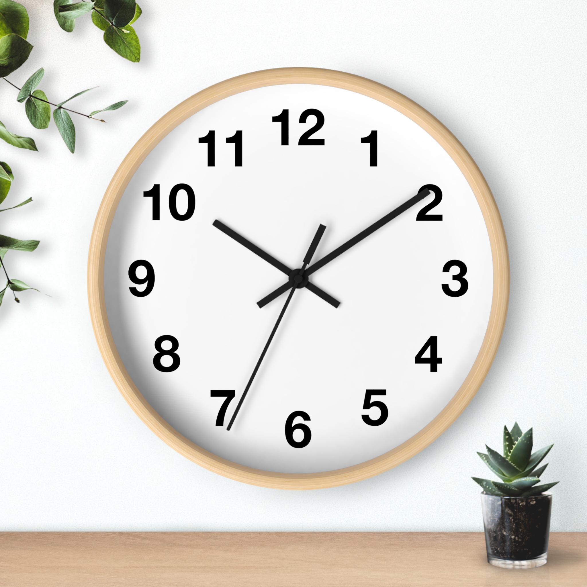 Minimal Black Frame Wall Clock — Modern Silent Home Clock - Image 15