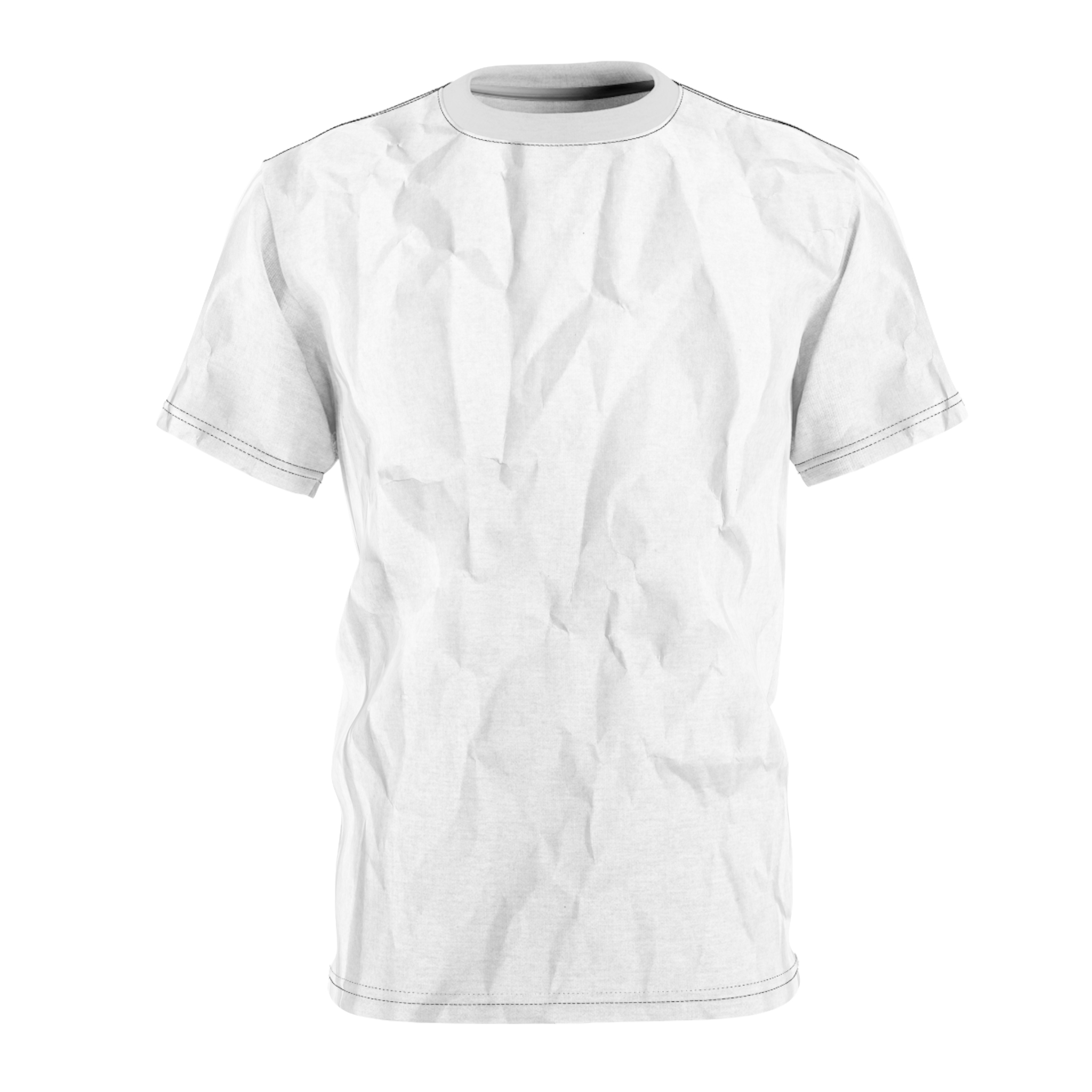 Crumpled Paper Graphic Tee – All-Over Print Casual Shirt - Image 6