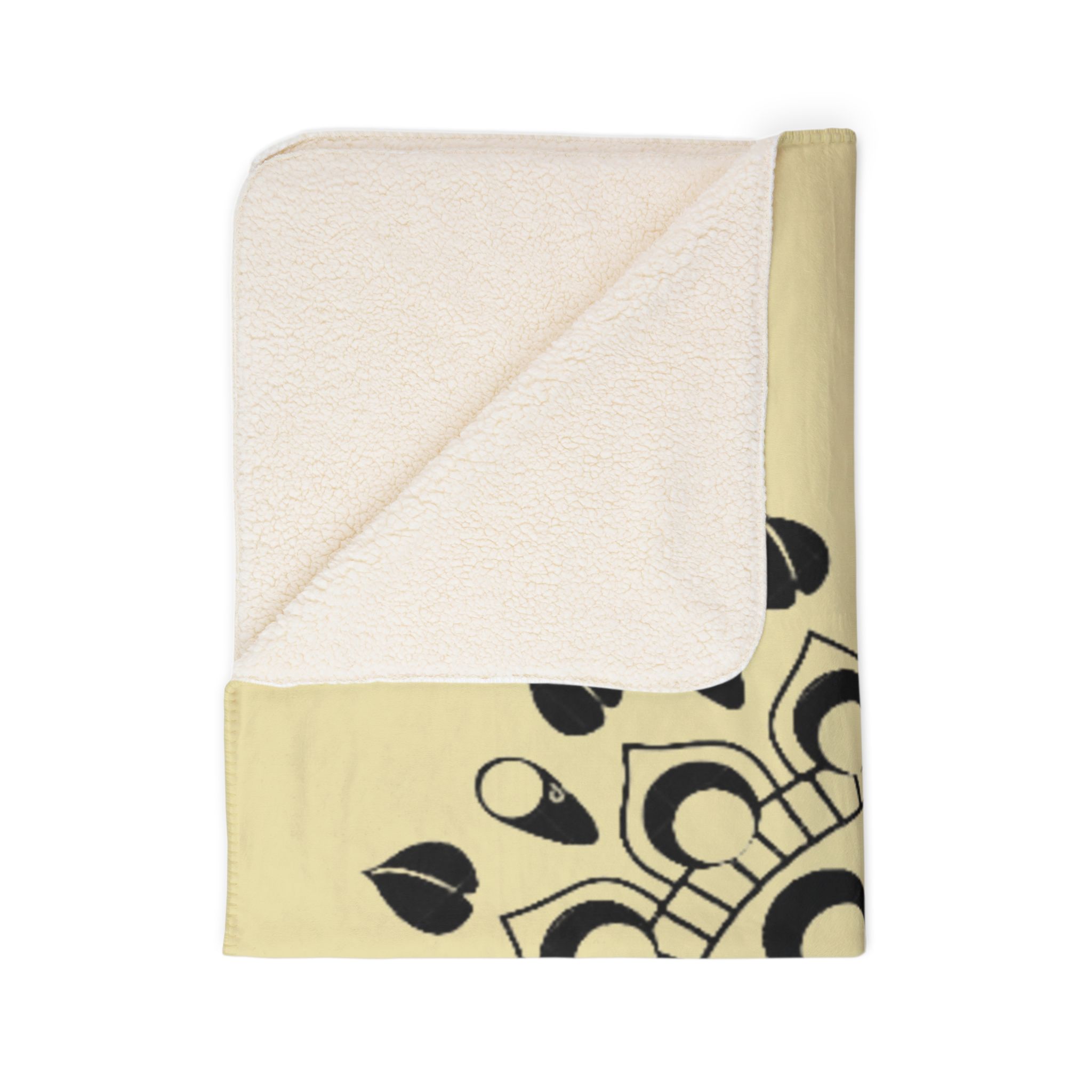 Moon Phase Mandala Fleece Sherpa Blanket - Image 19