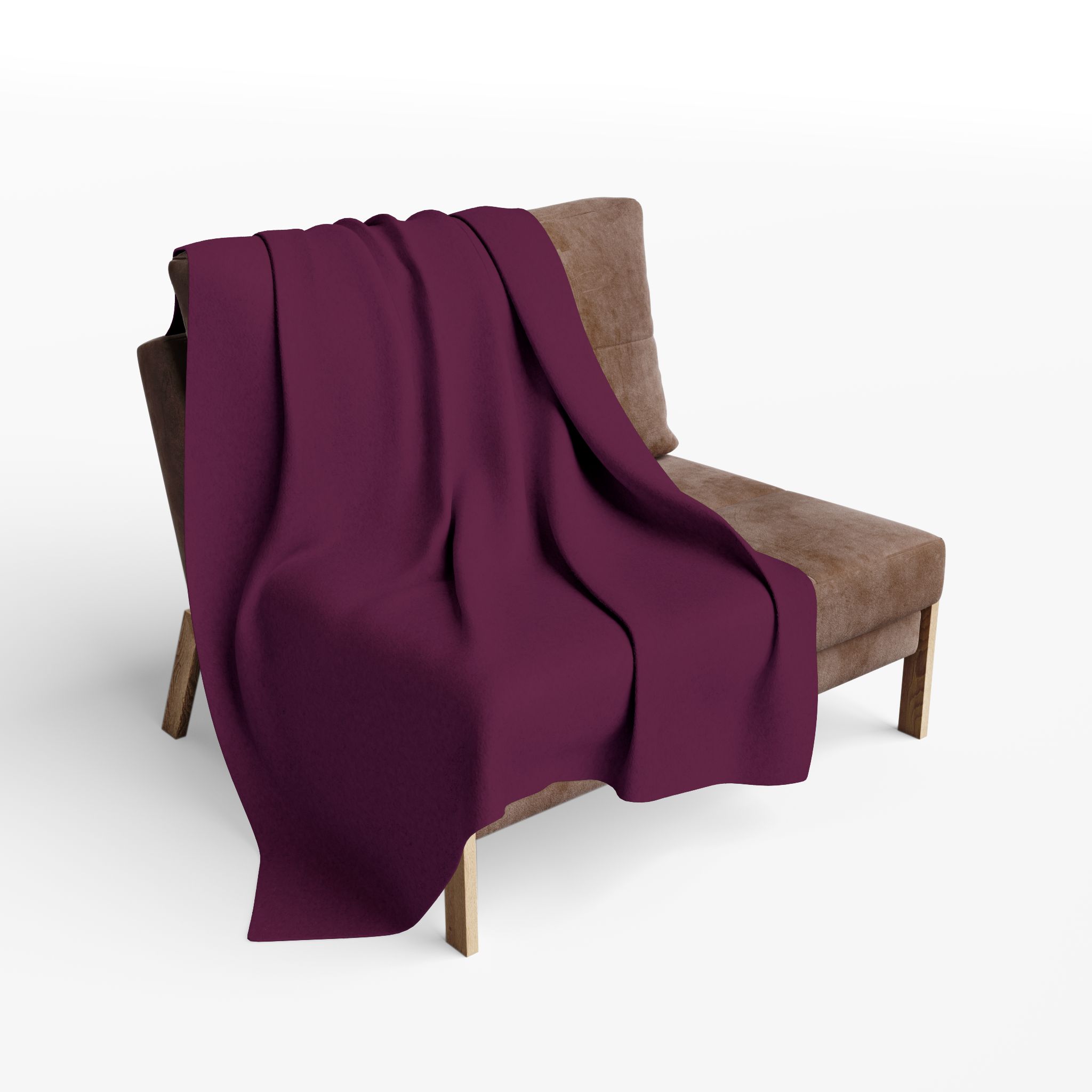 Plum Arctic Fleece Blanket – Cozy Soft Throw for Home, Travel & Gifts - Image 9