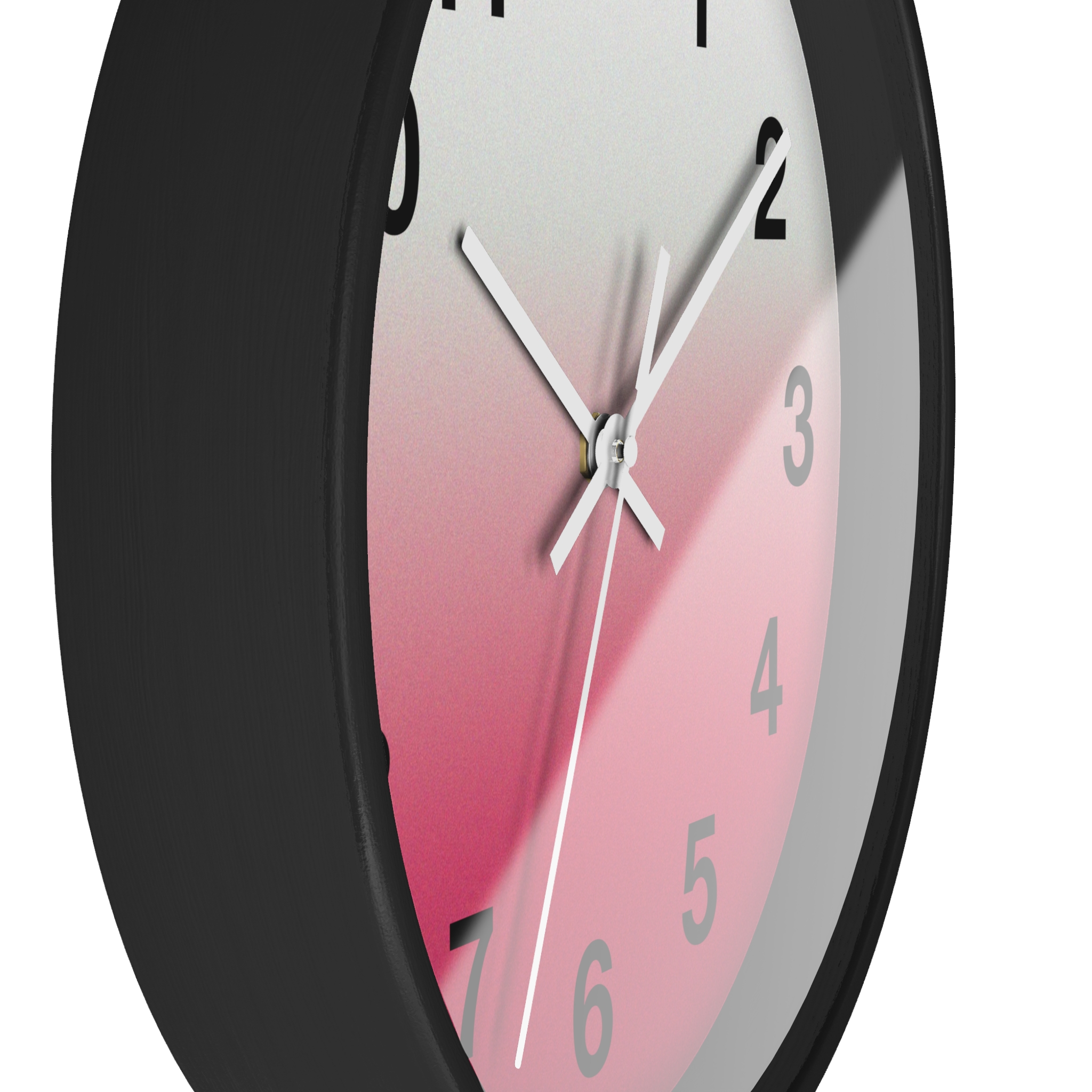 Pink Ombre Wall Clock — Modern Gradient Timepiece for Home & Office - Image 5