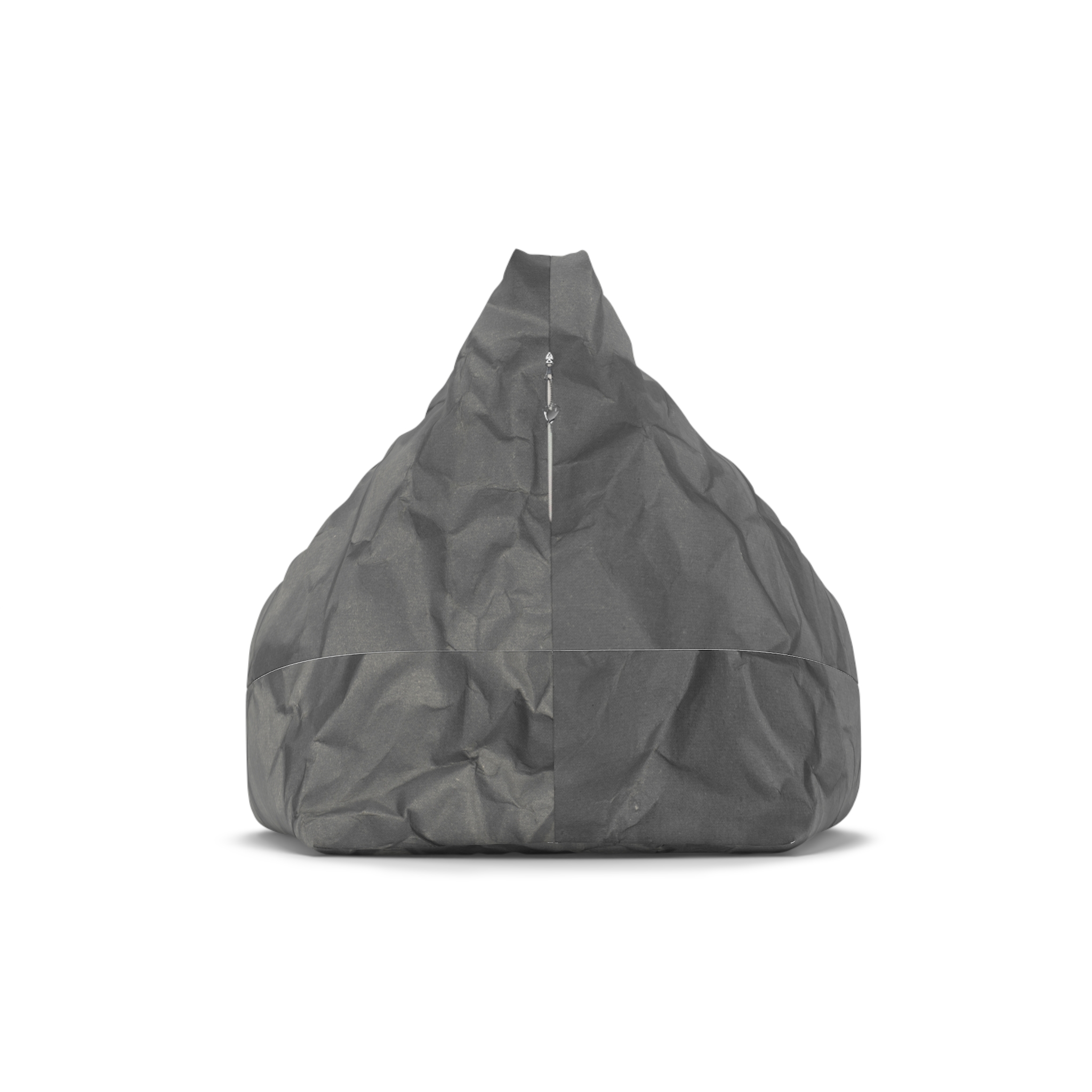 Gray Outdoor Bean Bag Cover — Weather-Resistant Replacement Slipcover - Image 3