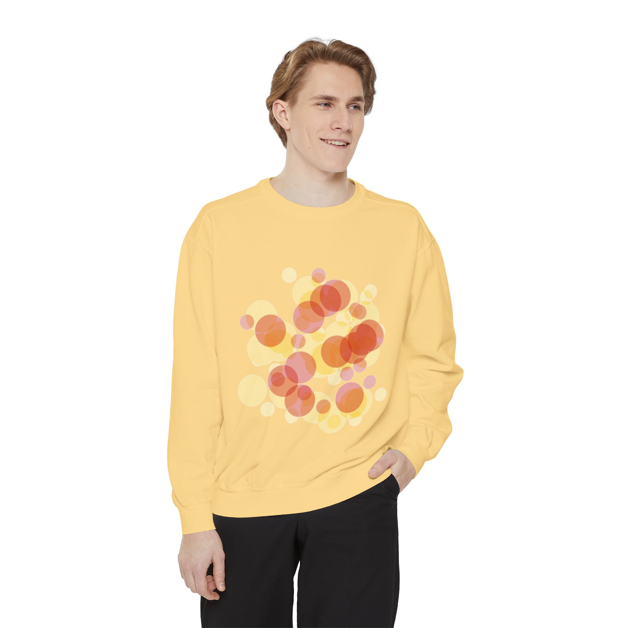 Abstract Sunset Bubbles Sweatshirt - Image 15