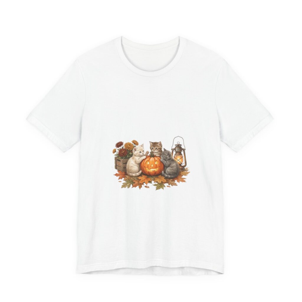 Pumpkin Patch Cats Tee | Pumpkin Season, Autumn Leaves