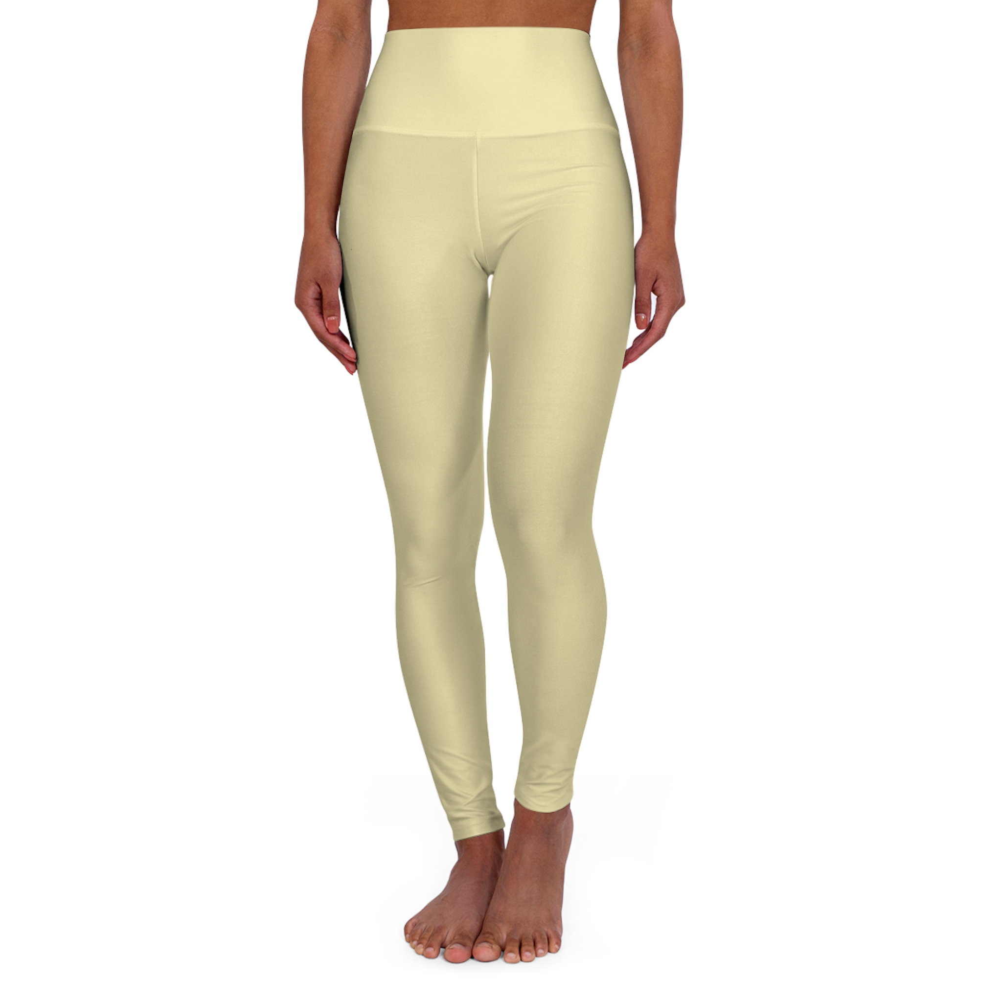 Lightweight Solid AOP Stretch Leggings—High-Waisted Yoga Leggings - Image 2