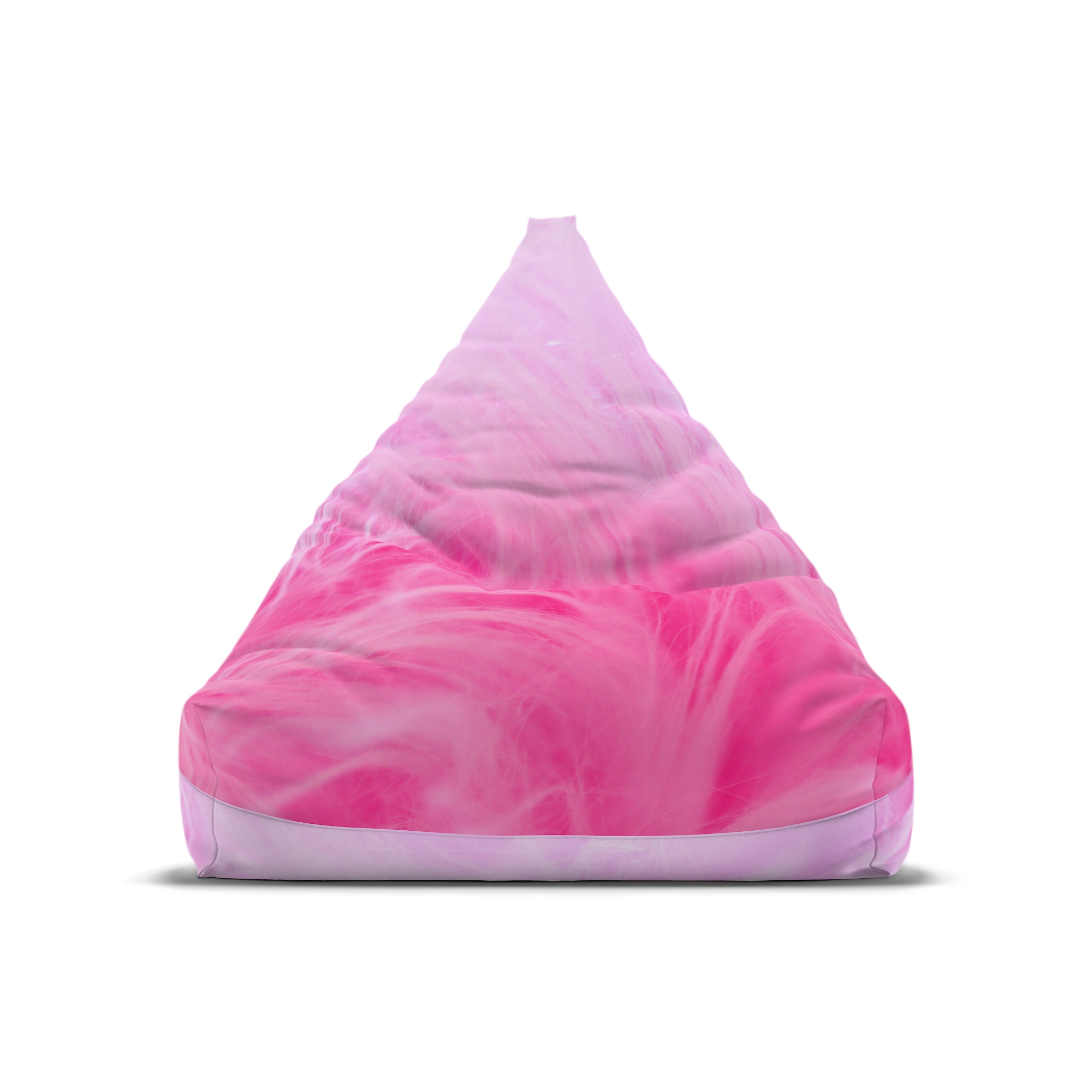 Pink Marble Bean Bag Cover — Soft Smoky Swirl Lounger Slipcover - Image 6