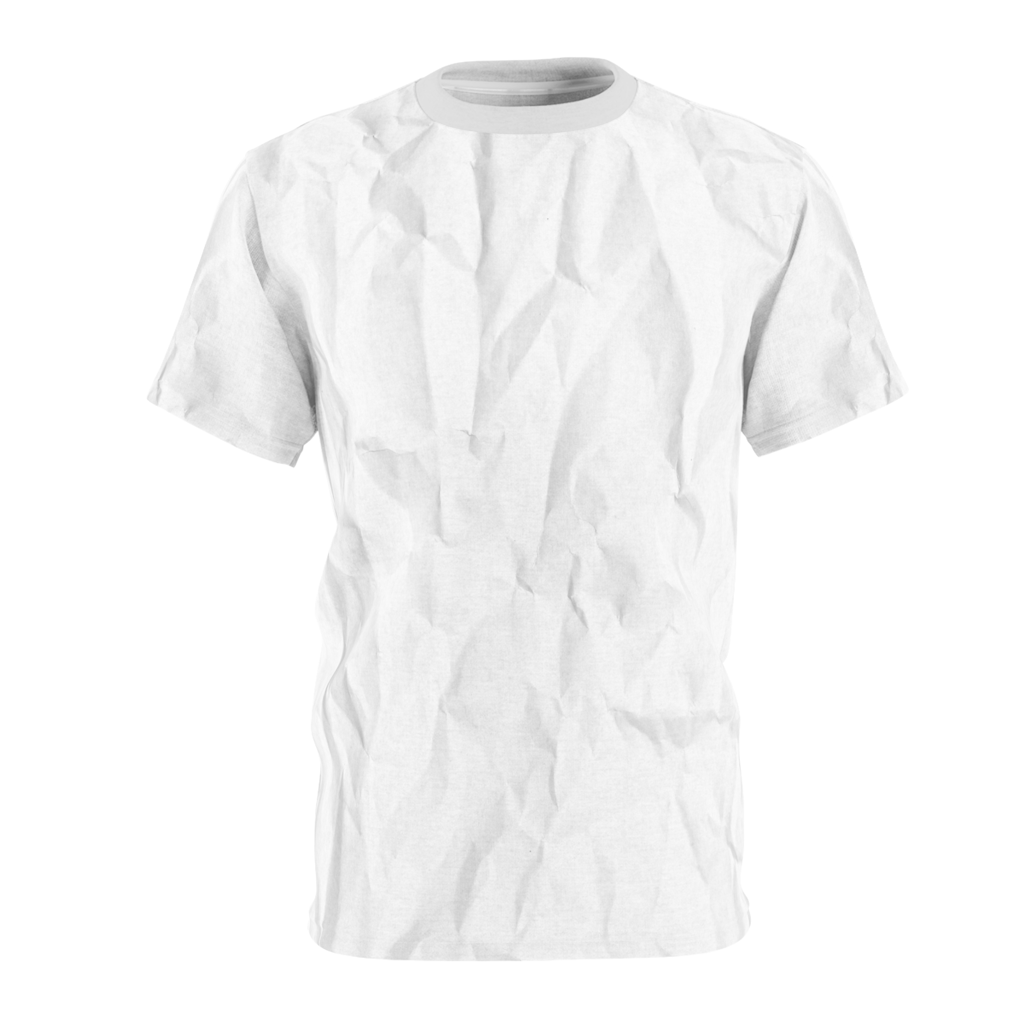 Crumpled Paper Graphic Tee – All-Over Print Casual Shirt - Image 2