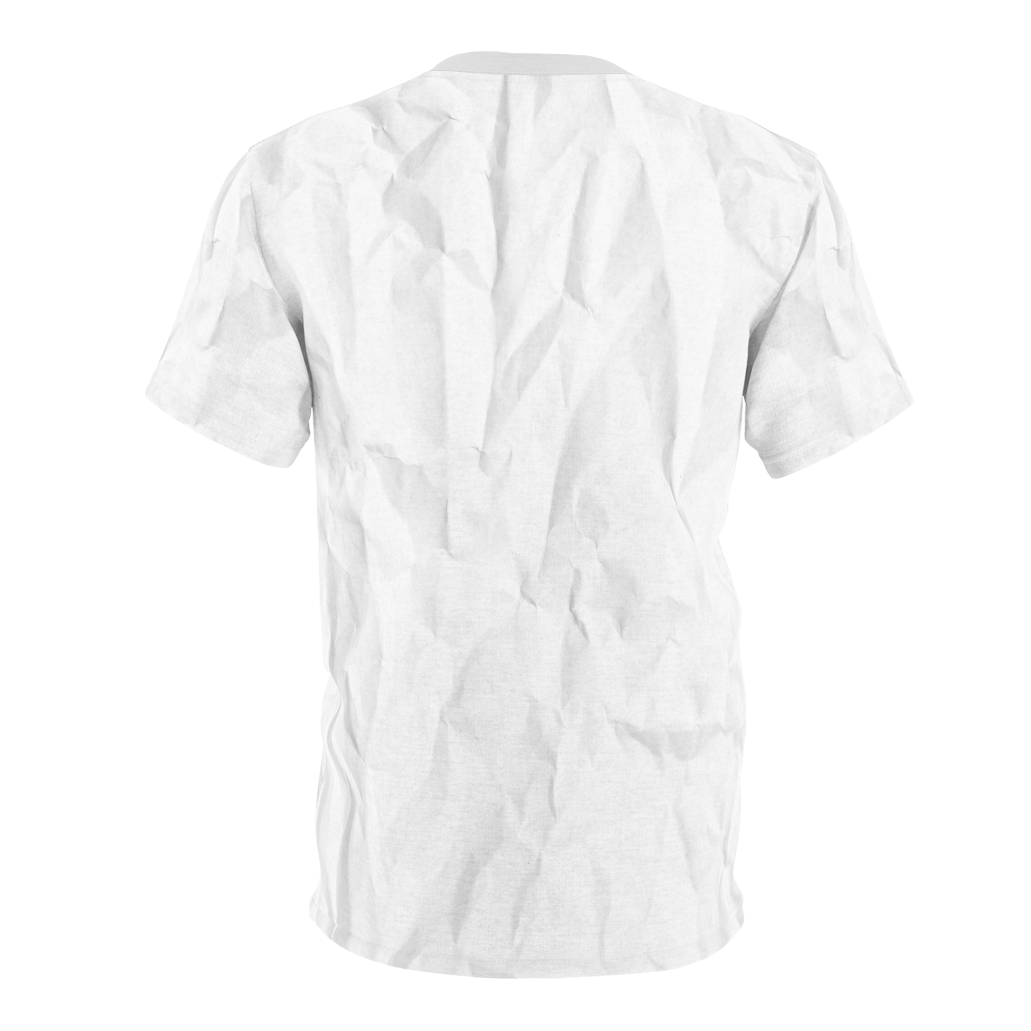 Crumpled Paper Graphic Tee – All-Over Print Casual Shirt - Image 4