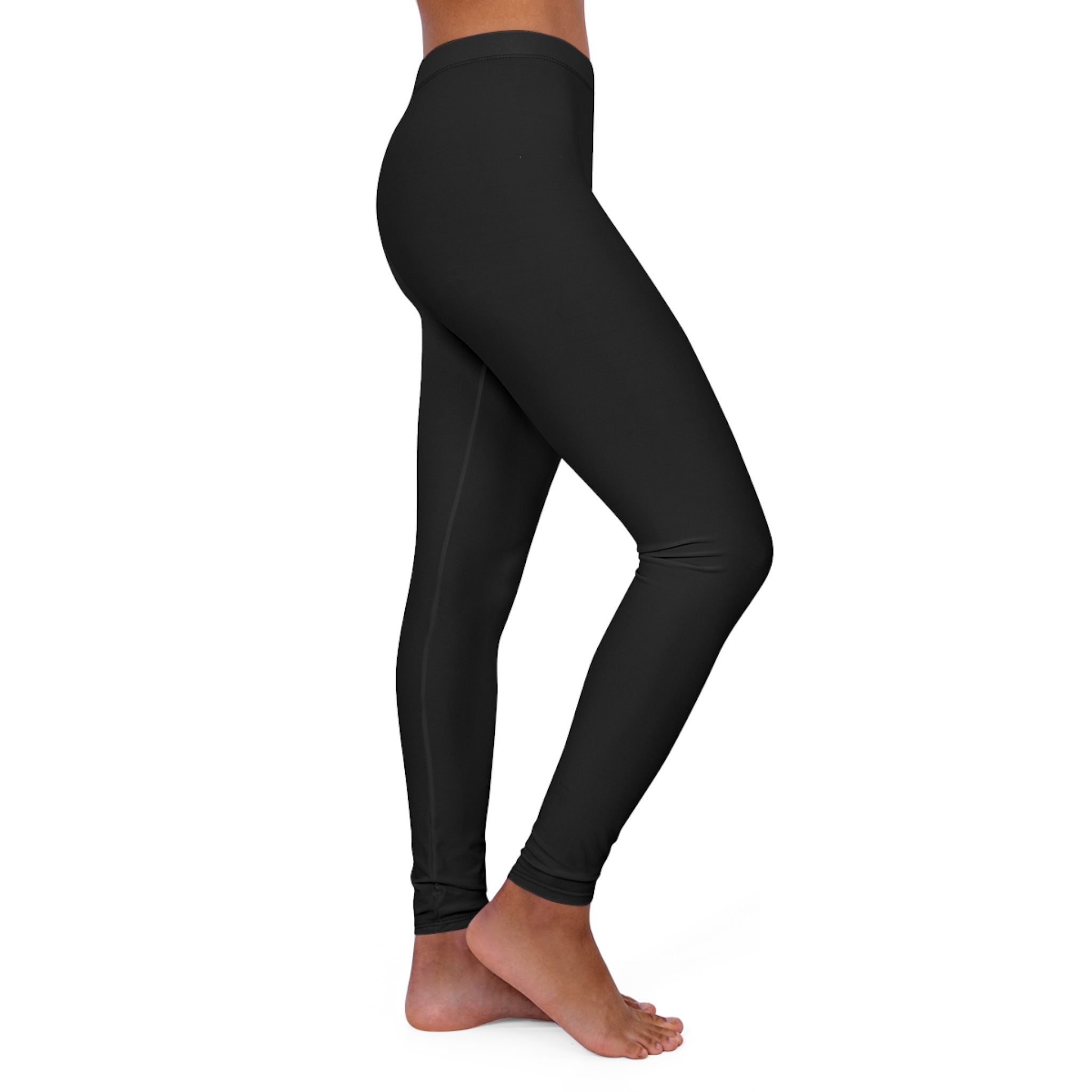 Women's Black Performance Leggings — Casual Spandex Yoga & Everyday Activewear