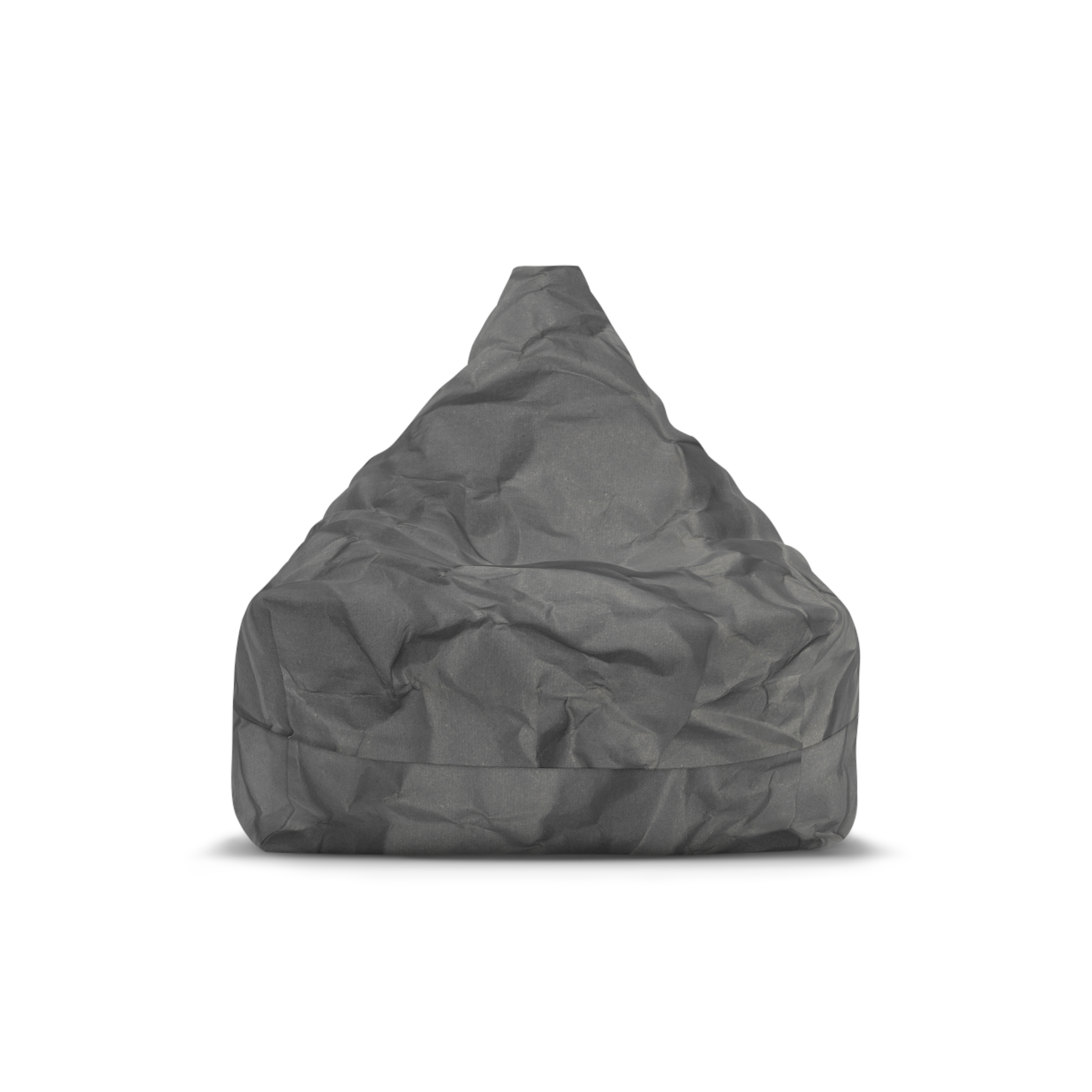 Gray Outdoor Bean Bag Cover — Weather-Resistant Replacement Slipcover - Image 2