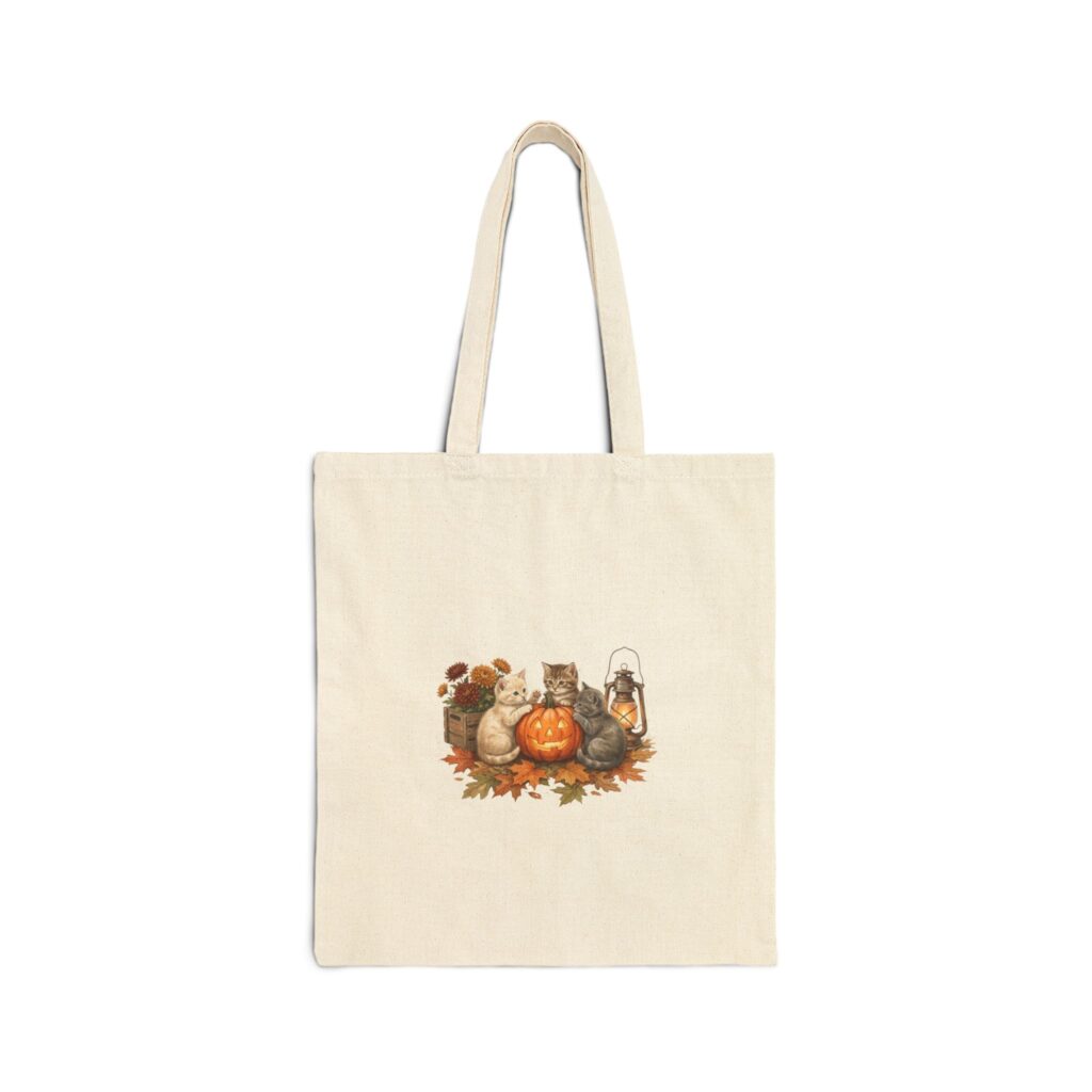 Autumn Pumpkin Still Life Tote | Fall Pumpkin Season Canvas Tote