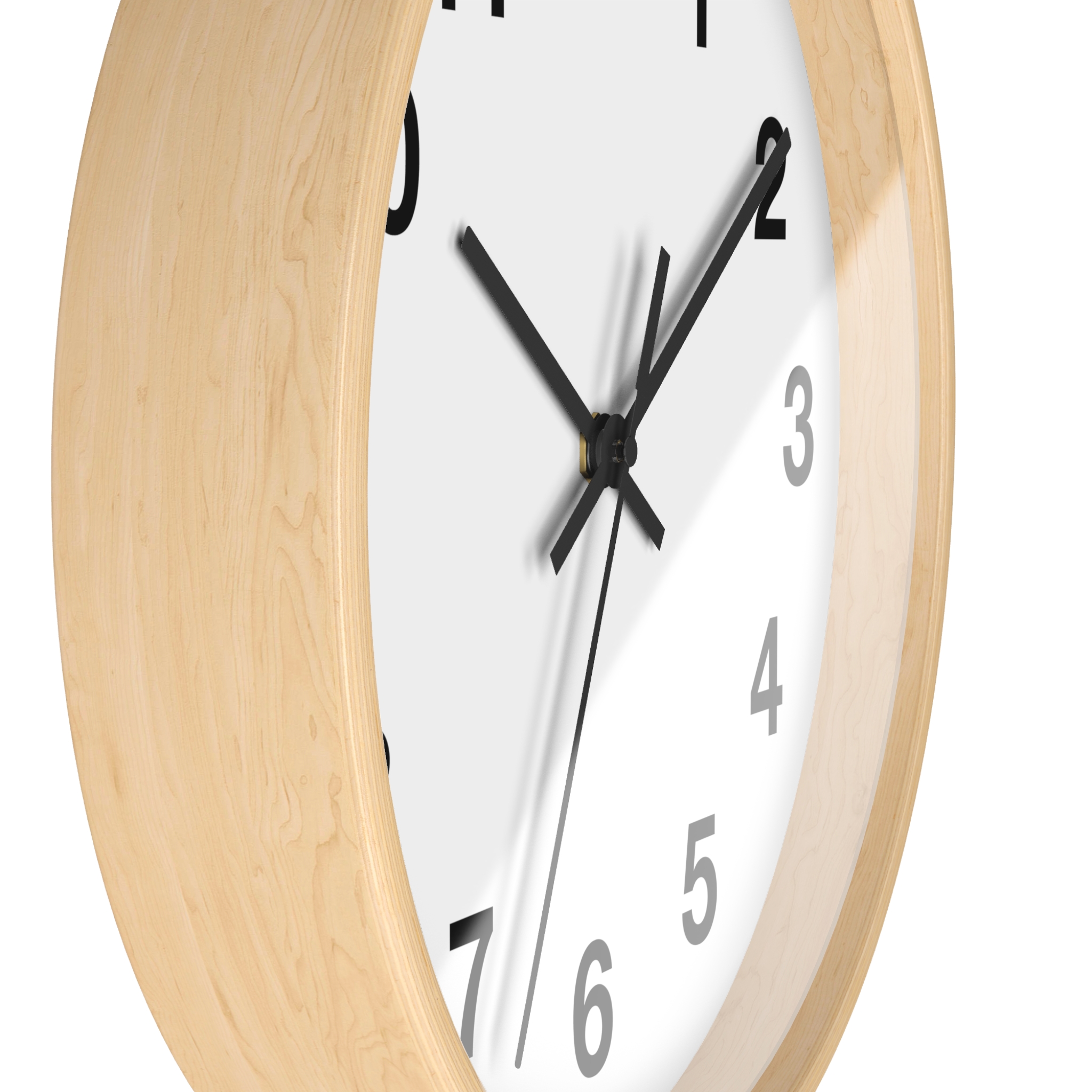 Minimal Black Frame Wall Clock — Modern Silent Home Clock - Image 14