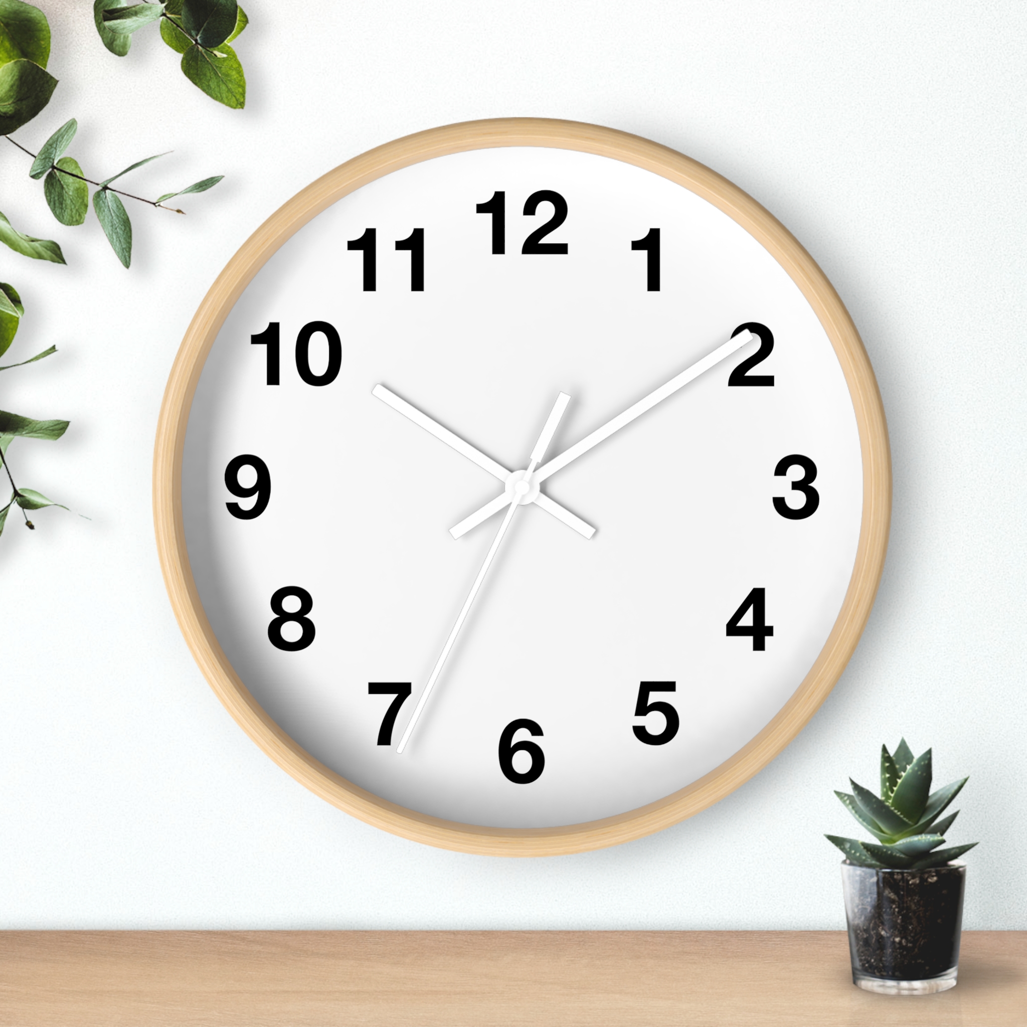 Minimal Black Frame Wall Clock — Modern Silent Home Clock - Image 18