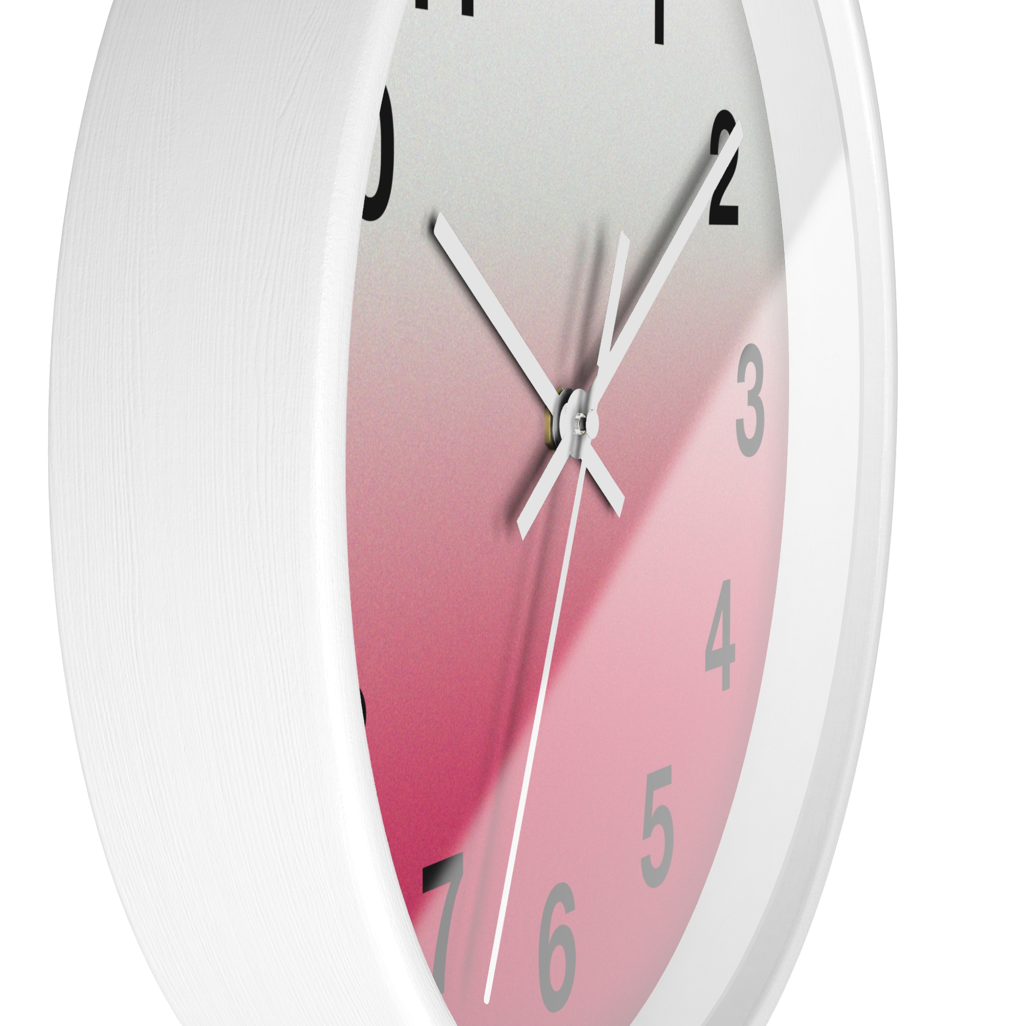 Pink Ombre Wall Clock — Modern Gradient Timepiece for Home & Office - Image 11
